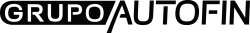 Logo Nameplate Grupo Autofin Negro